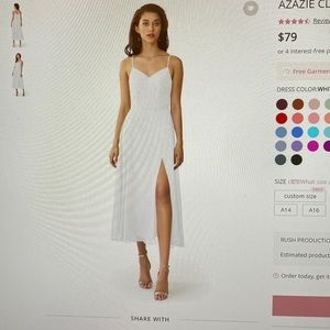 Azazie Clarissa dress